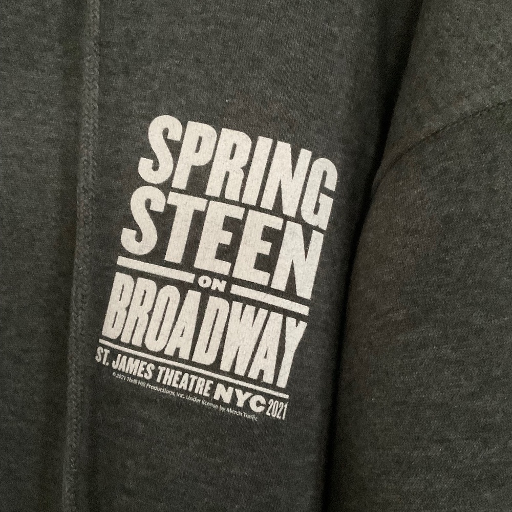 Bruce Springsteen, Hoodie, Size Large L, on Broadway